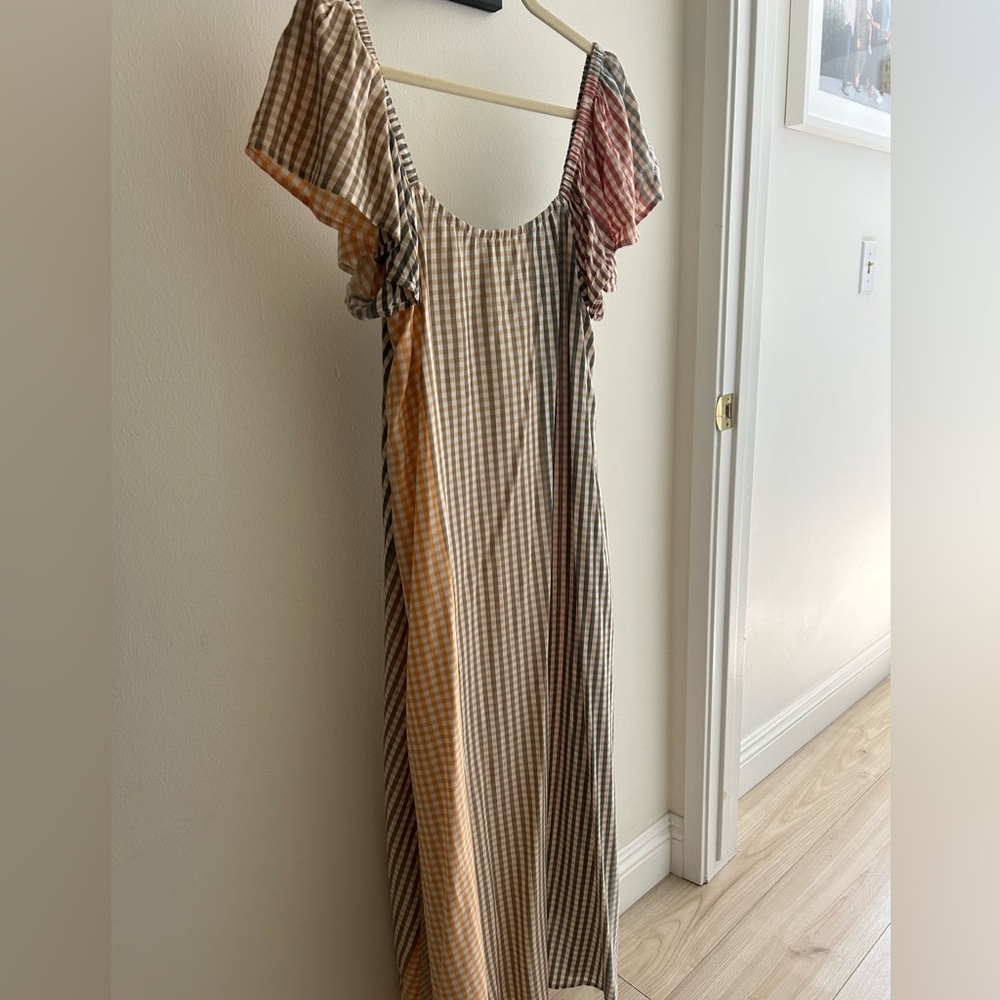 Rachel Pally ombré gingham maternity dress